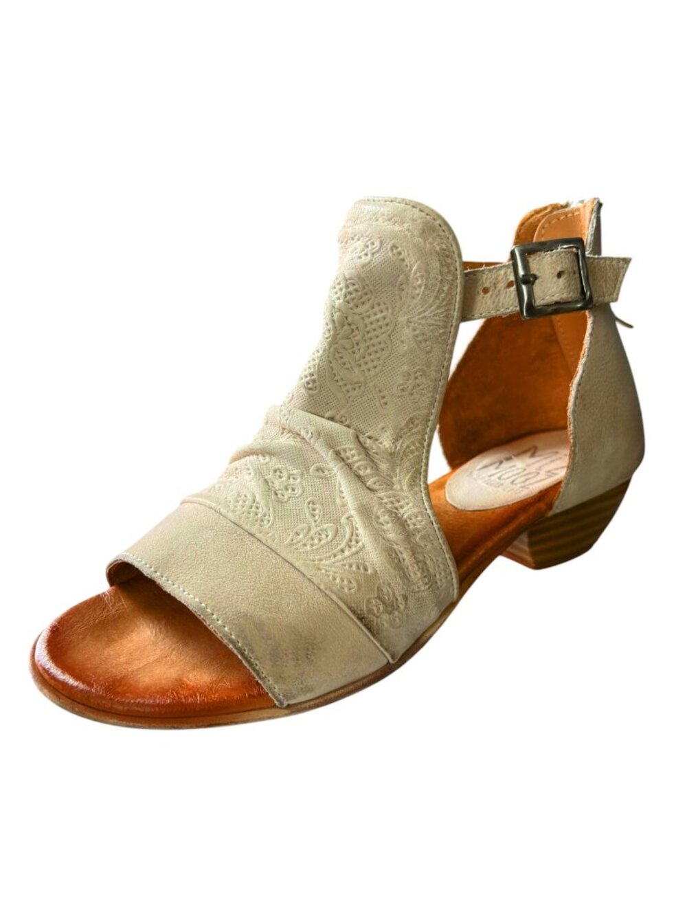 Miz Mooz‎ Corra Leather Wide Width Heeled Sandals